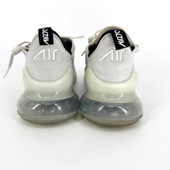 Nike Air Max 270 Sneakers White with Black Size 8 - Picture 5 of 9